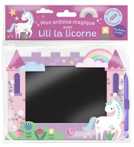 Ardoise magique licorne