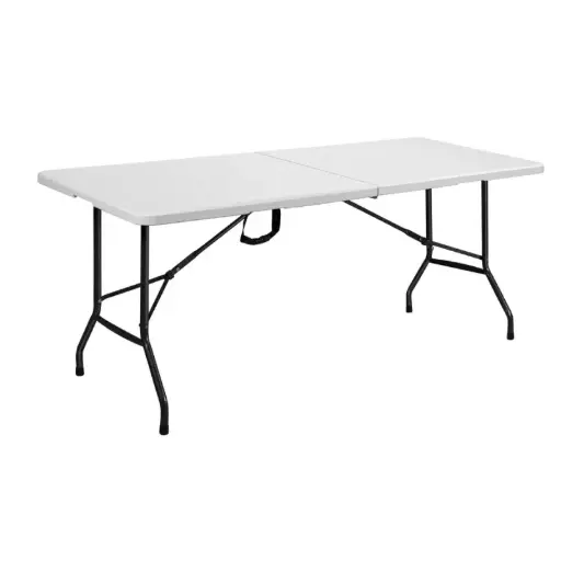 Table pliante blanche Rectangulaire - 180x70x72cm