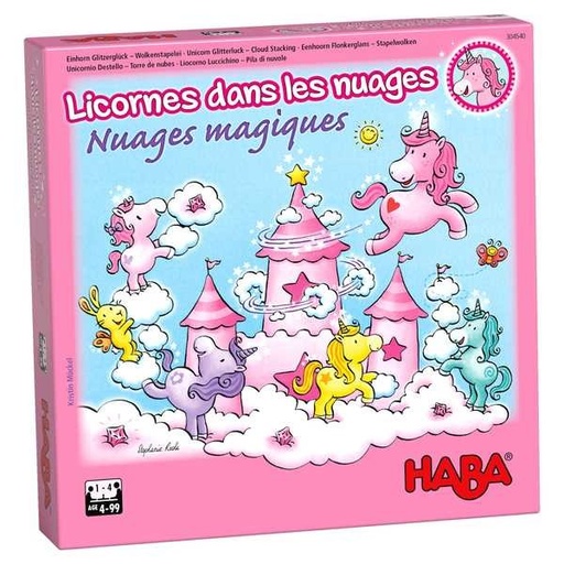 [SVNM0526] Seconde Vie - Licornes dans les nuages - Nuages magiques (1 diamant remplacé)
