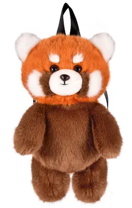 PODCOLL - PELUCHE SAC A DOS PANDA ROUX