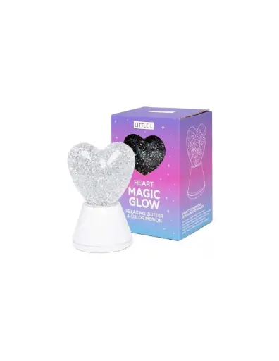 Lampe à paillettes Coeur magique - Little L 