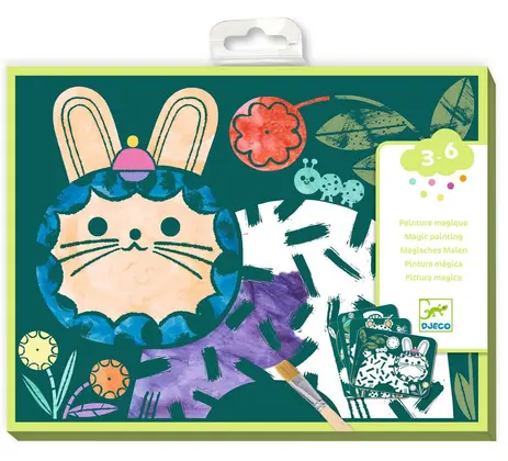 [DJ00094] Peinture magique à révéler - Animaux déguisés