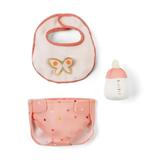 [83733] Set 3 accessoires rose bébé