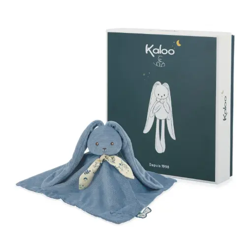 [k218036] Doudou lapin bleu horizon