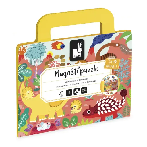 [j05414] Magneti'puzzles - Dino 24pcs