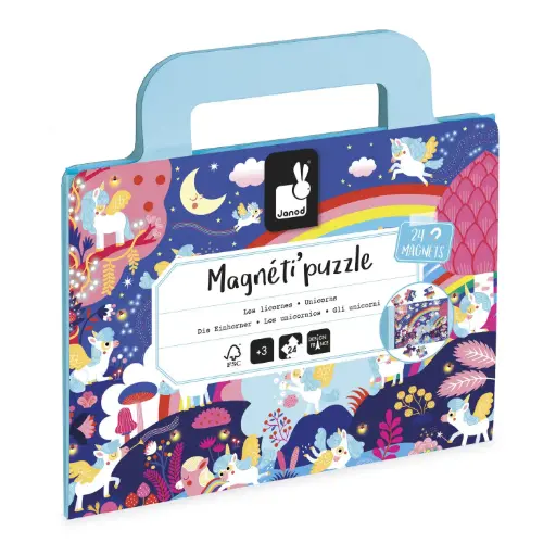 [j05415] Magneti'puzzles - Licornes 24pcs