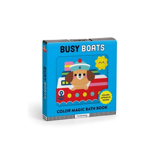 Livre de bain color magic Busy boats