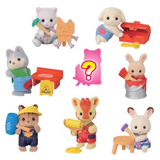 [5838] Sylvanian Families - Les bébés bâtisseurs (pochette surprise