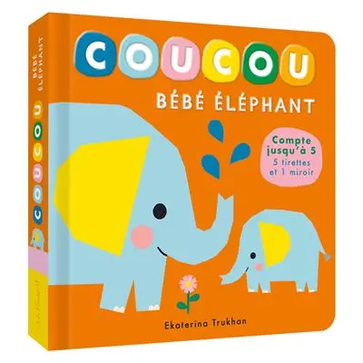 Coucou bébé éléphant - gros carton