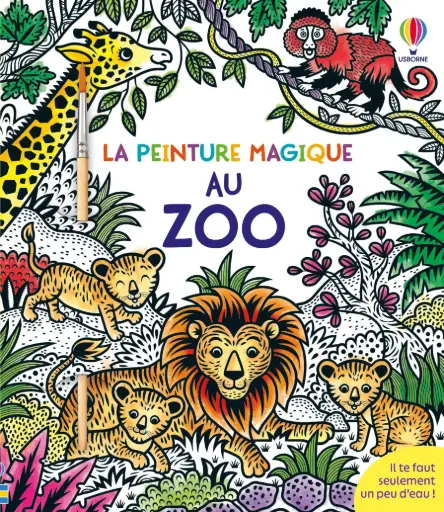 La peinture magique - Au zoo