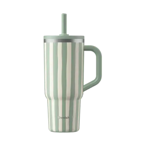 [QD6111E] Travel cup isotherme avec bouchon étanche - ALLURE - Vert tilleul - 900ml