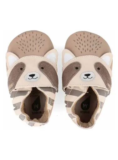 Bobux Chaussons souples Rickie Perle/Beige | Beige (M)