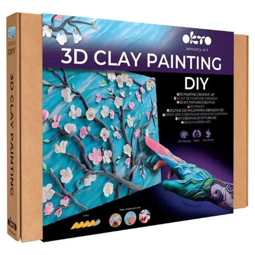 [9647016] Okto - Peinture 3D - Fleurs d'amandier