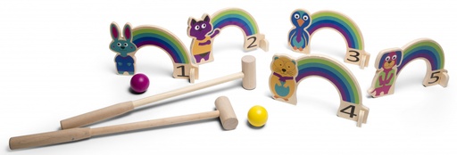 BS Toys - Crocket Rainbow - Croquet pour enfants