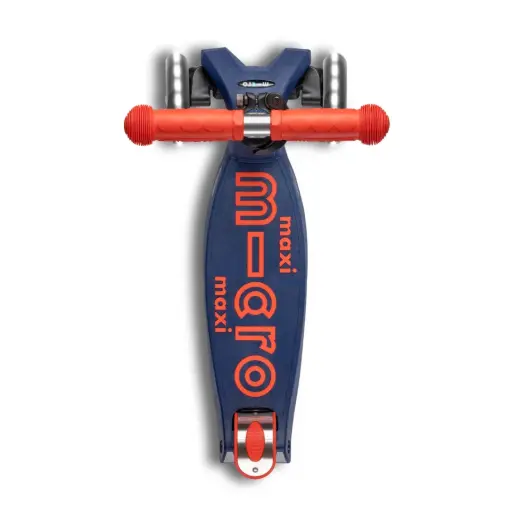 Trottinette Micro Maxi Deluxe Foldable Led navy blue