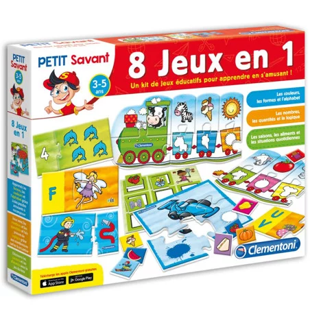 [svps0926] seconde vie - Petit savant 8 jeux en 1