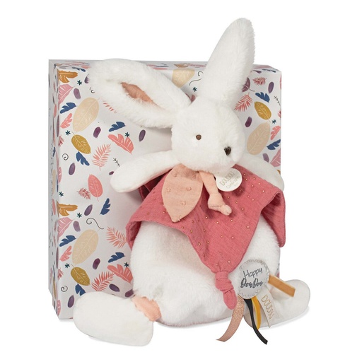 Doudou pompon terracotta