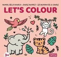 livre coloriage animaux de la jungle 
