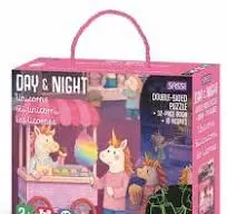puzzle "les licornes" day and night