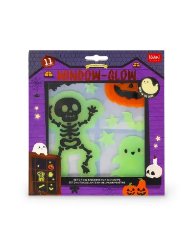 Set d'Autocollants en Gel pour Fenêtre - Windo-Glow halloween