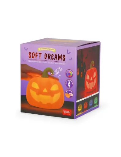 Lumière LED Rechargeable en Silicone - Soft Dreams citrouille halloween