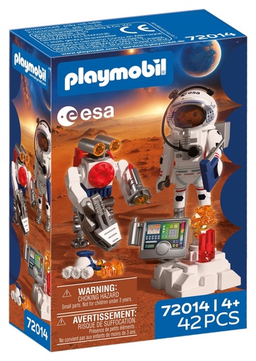 [72014] Astronaute de l'ESA avec robot