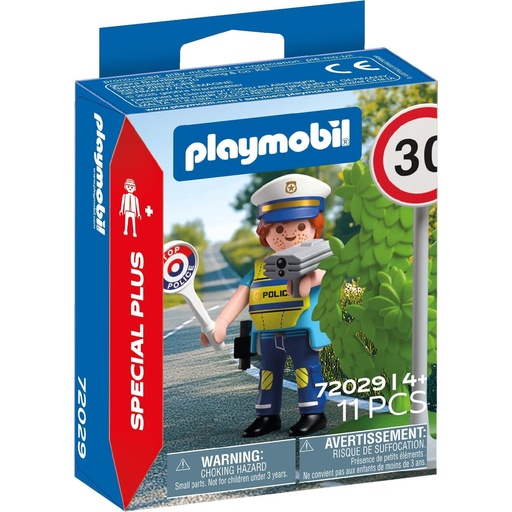 Playmobil - Policier et radar vitesse Spécial