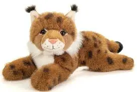 Lynx couché 38cm