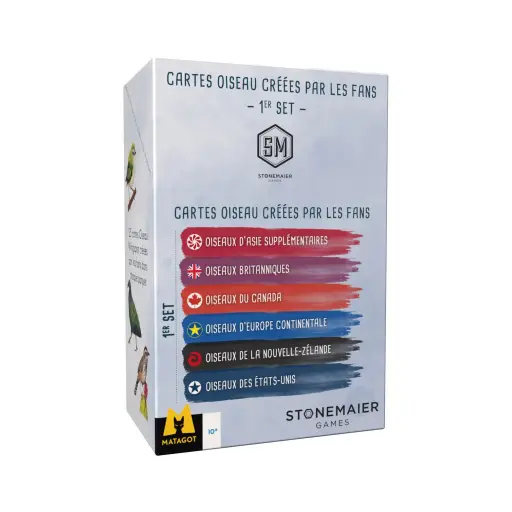 Wingspan - Ext. Cartes dessinées par des fans