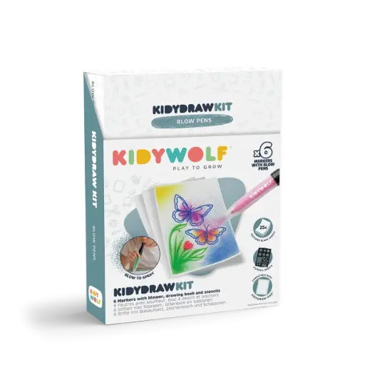 [kidydraw-kit-blo] Kidydraw kit Blow pens