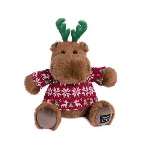 [HO3461] Peluche Hippo Kris Cozy Marron 20 cm