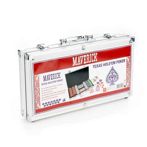 Poker - Mallette Maverick, 300 Jetons 11,5 G Et 2 Jeux 54C